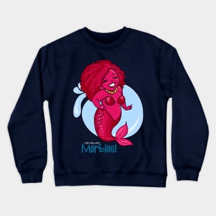 Deep Red Merbie Crewneck Sweatshirt